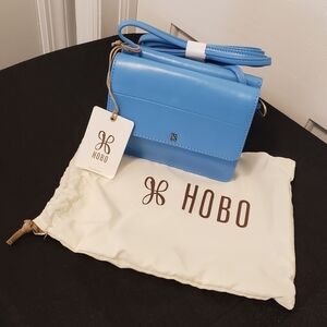 NWT HOBO INTERNATIONAL JILL WALLET CROSSBODY IN TRANQUIL BLUE, Colorful Ret $178